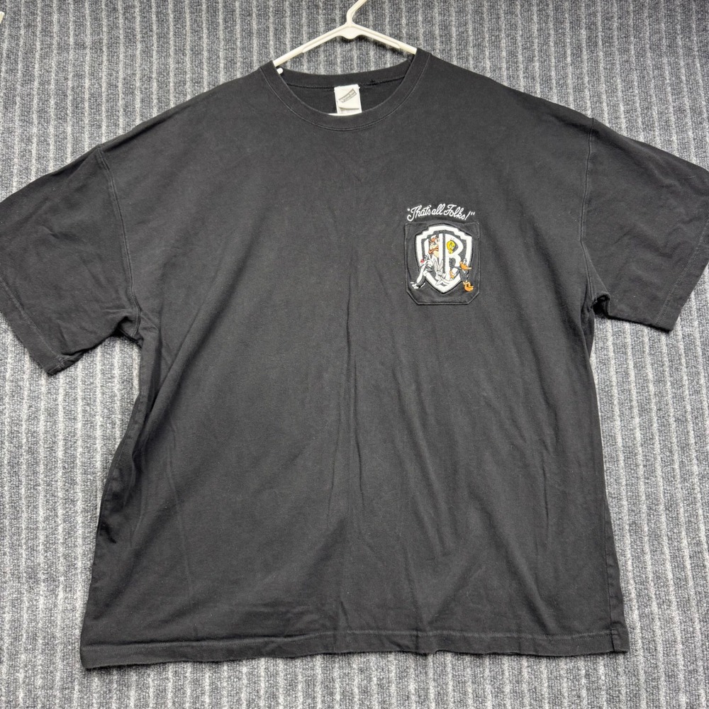Warner Bros Studio Store T-Shirt XXXL Black Vintage Looney Tunes (2303)